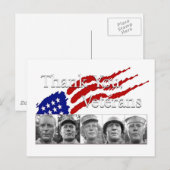 Danke Veteranen Postkarte (Vorne/Hinten)