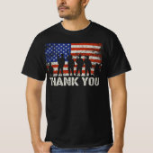 Danke Veteranen T-Shirt (Vorderseite)