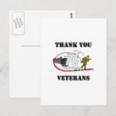 Danke Veteranen - Thank you veterans Postkarte (Vorne/Hinten)