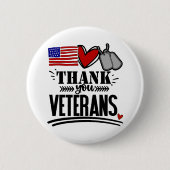 Danke Veterans Button (Vorderseite)