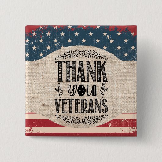 Danke Veterans Button (Vorderseite)