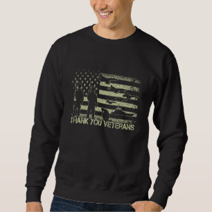 Danke Veterans Combat Boots Poppy Blume Veter Sweatshirt