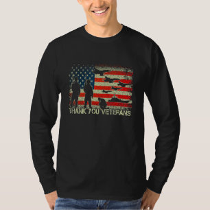 Danke Veterans Combat Boots Poppy Blume Veter T-Shirt