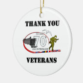 Danke, Veterans. Keramik Ornament (Links)