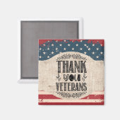 Danke Veterans Magnet (Vorderseite/Rückseite)