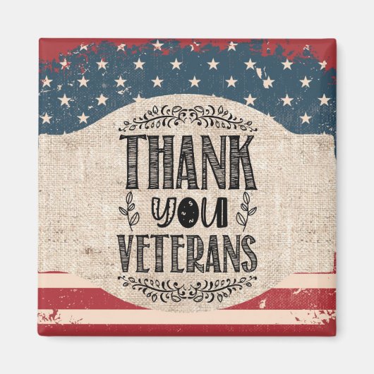 Danke Veterans Magnet (Vorne)