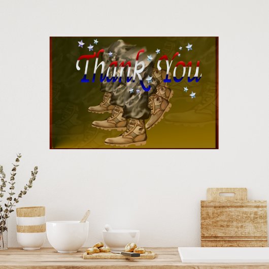 Danke Veterans Posters Poster (Küche)