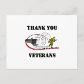 Danke, Veterans. Postkarte (Vorderseite)