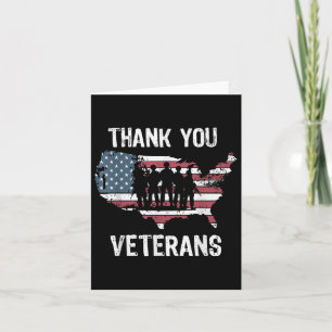 Danke Veterans Soldat Gedenktag Sagen Ame Karte