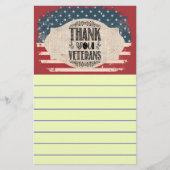 Danke Veterans Stationery Briefpapier (Vorderseite)