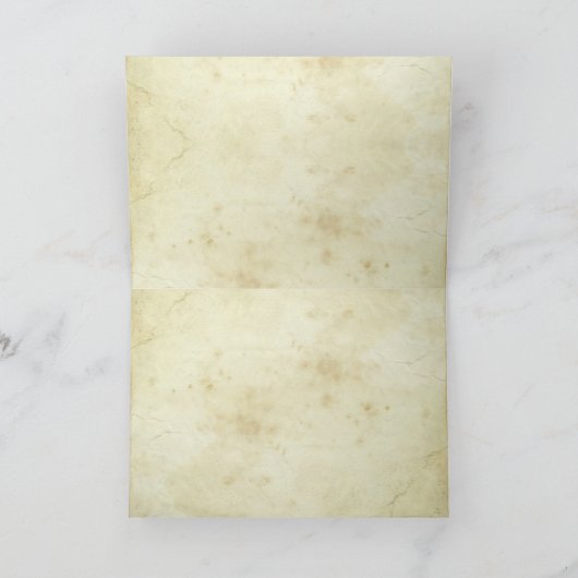 danke Vintage Kartenkarten (Innenseite)