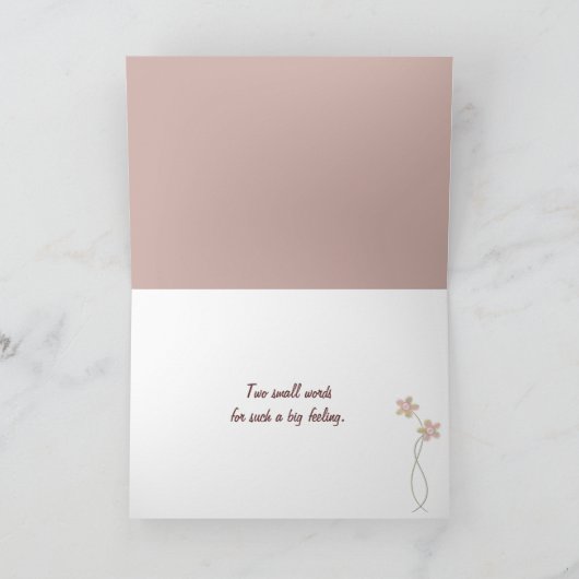 Danke Vintage Schmetterlinge (Innenseite)