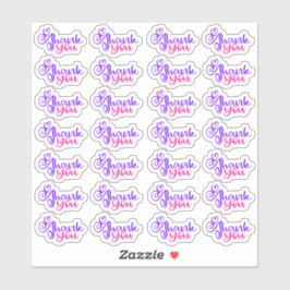 Danke - Vinyl-Aufkleber Aufkleber