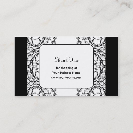 Danke Visitenkarte (Vorderseite)