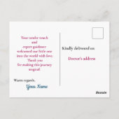 Danke, VOG Doctor Postkarte (Rückseite)