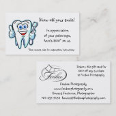 danke vom Zahnarzt Rabattkarte (Vorne/Hinten)