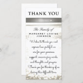 Danke von der Familie - Wasser-Glitzer (Vorne/Hinten)