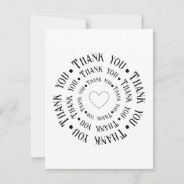 "Danke von ganzem Herzen" Dankeskarte