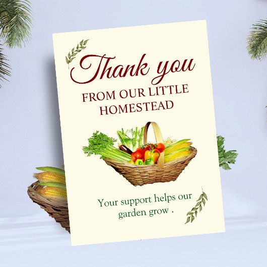 Danke von unserem kleinen Haus