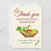 Danke von unserem kleinen Haus (Vorderseite)