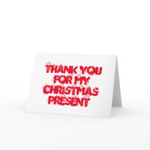 Danke während meines Weihnachtsgeschenks