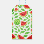 Danke Wassermelone Geburtstagsfeier Geschenkanhänger (Rückseite)