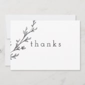 Danke Watercolor Leaf (Vorderseite)