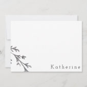 Danke Watercolor Leaf (Rückseite)