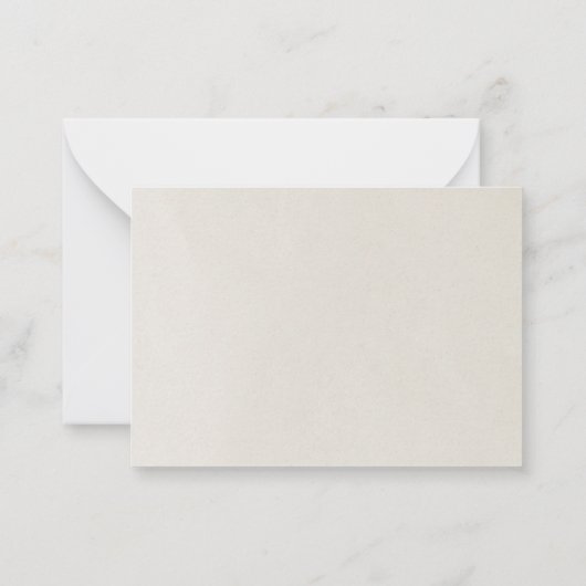 Danke, Watercolor Pflanze Mitteilungskarte (Rückseite)