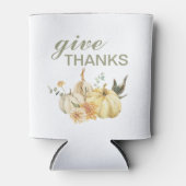 Danke Watercolor Pumpkin Dosenkühler (Vorderseite)