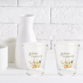 Danke Watercolor Pumpkin Schnapsglas