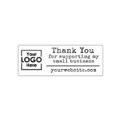 Danke Website Individuelles Firmenlogo Permastempel (Design)