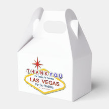 Danke, Wedding In Las Vegas Gefallen Box