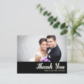 DANKE | WEDING POSTCARD POSTKARTE (Stehend Vorderseite)