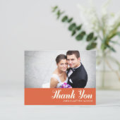 DANKE | WEDING POSTCARD POSTKARTE (Stehend Vorderseite)