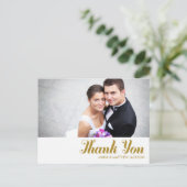 DANKE | WEDING POSTCARD POSTKARTE (Stehend Vorderseite)
