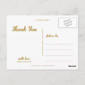 DANKE | WEDING POSTCARD POSTKARTE (Rückseite)