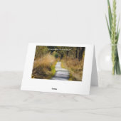 Danke, Weg zum Frieden Karte (Rückseite)