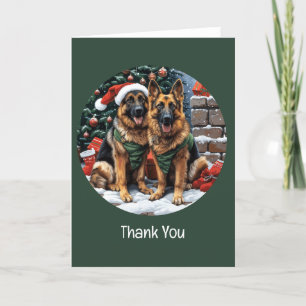 Danke Weihnachten Deutsche Schäferhunde