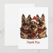 Danke Weihnachten Deutsche Schäferhunde (Vorne/Hinten)