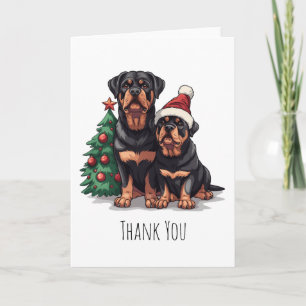 Danke Weihnachten Rottweiler Dog Weihnachtsbaum