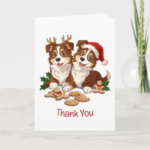 Danke Weihnachten Shetland-Schäferhunde