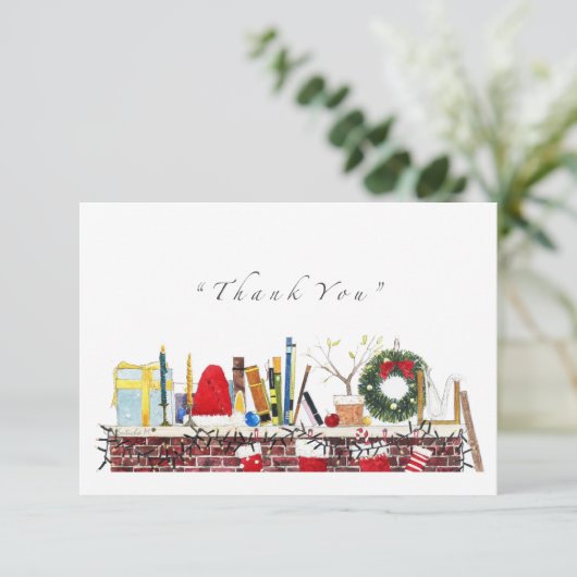 Danke - Weihnachtsthema (Stehend Vorderseite)