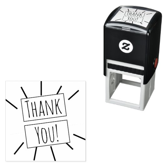 Danke! Whimsical Permastempel (Beispiel)