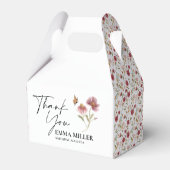 Danke Wildblume Brautparty Geschenkschachtel (Vorderseite)