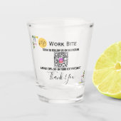 Danke Wildflower Geschäft Instagram Qr Code Schnapsglas (Vorderseite)