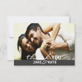 Danke | Wir Mitteilungskarte (Vorderseite)