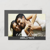 Danke | Wir Mitteilungskarte (Vorne/Hinten)