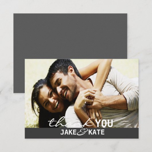 Danke | Wir Mitteilungskarte (Vorne/Hinten)