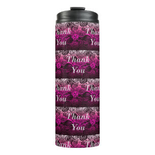 Danke, Wirbel Pink Thermosbecher